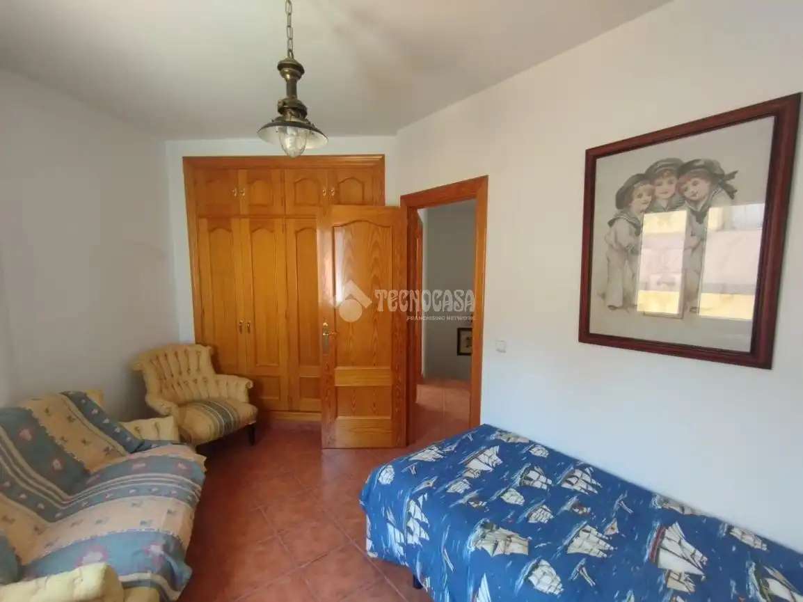 Schlafzimmer von Einfamilien-Reihenhaus zum Verkauf in Málaga mit Klimaanlage, Terrasse und Balkon