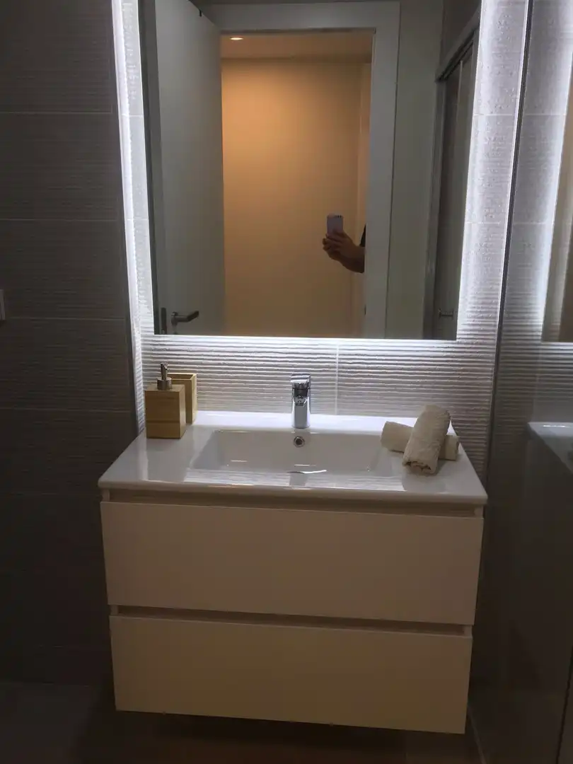 Bathroom of Apartments for rent in Estepona  with Air Conditioner, Terrace and Swimming Pool