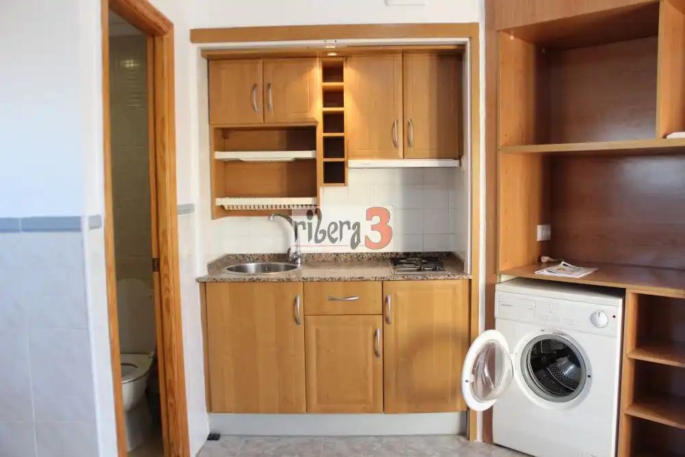 Küche von Wohnung zum Verkauf in San Javier mit Klimaanlage und Terrasse