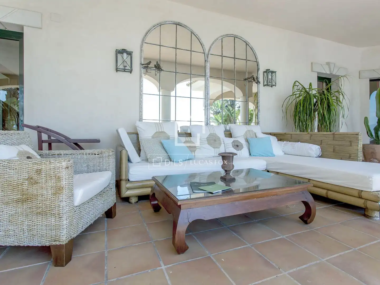 Terraza de Casa o chalet en venta en Cullera con Aire acondicionado, Jardín privado y Piscina