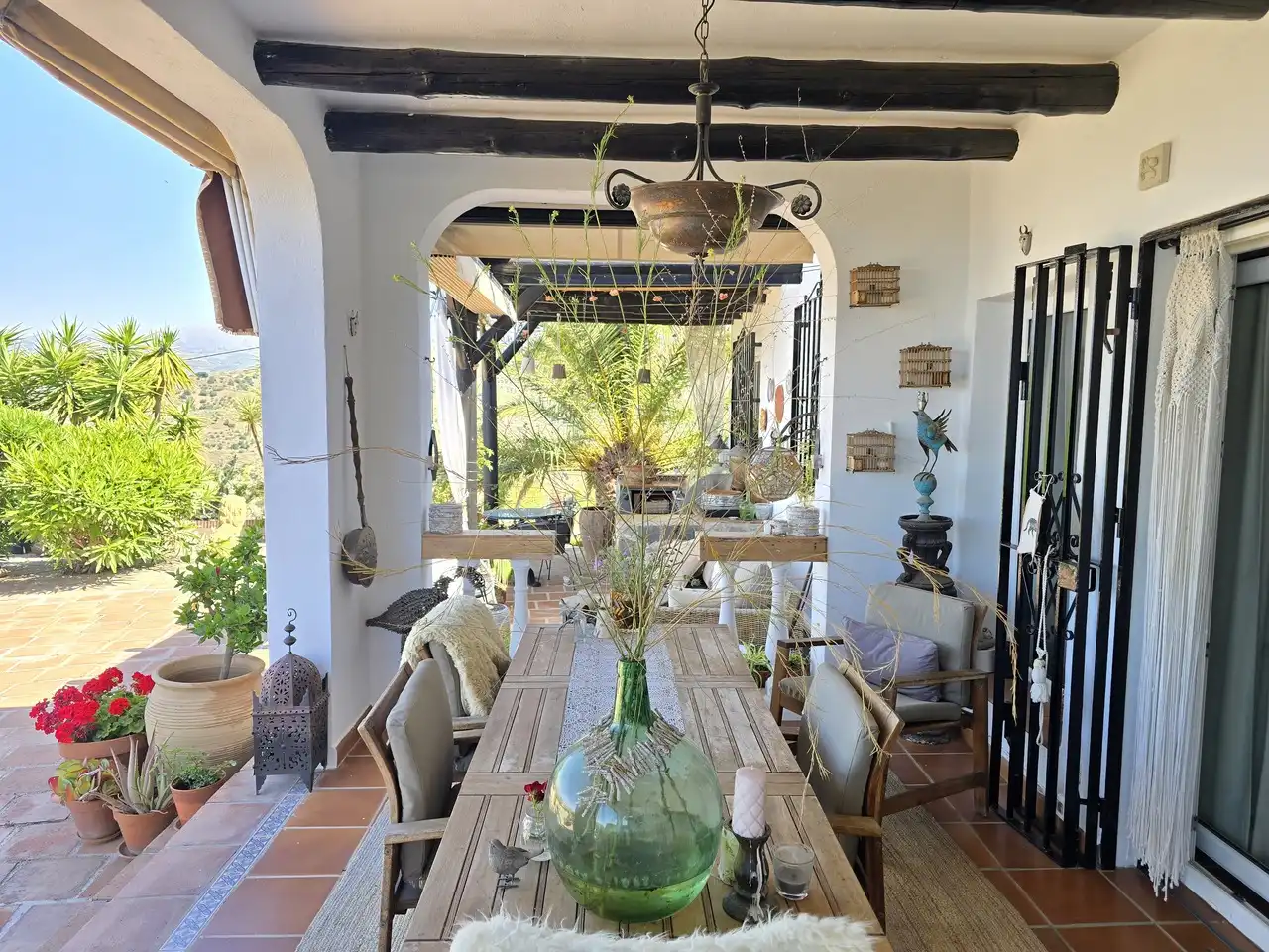 Terrassa de Casa o xalet en venda en Canillas de Aceituno amb Aire condicionat, Terrassa i Piscina