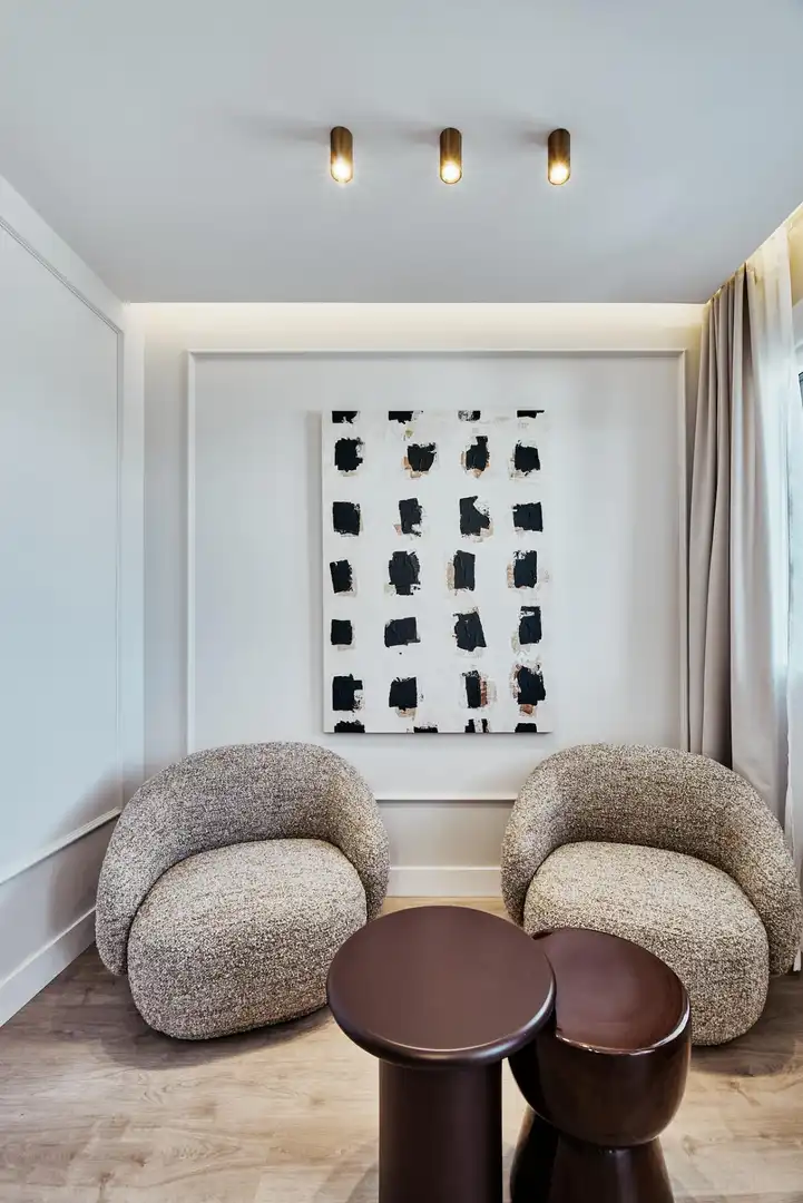 Sala d'estar de Apartament en venda en Madrid amb Calefacció, Terrassa i Moblat