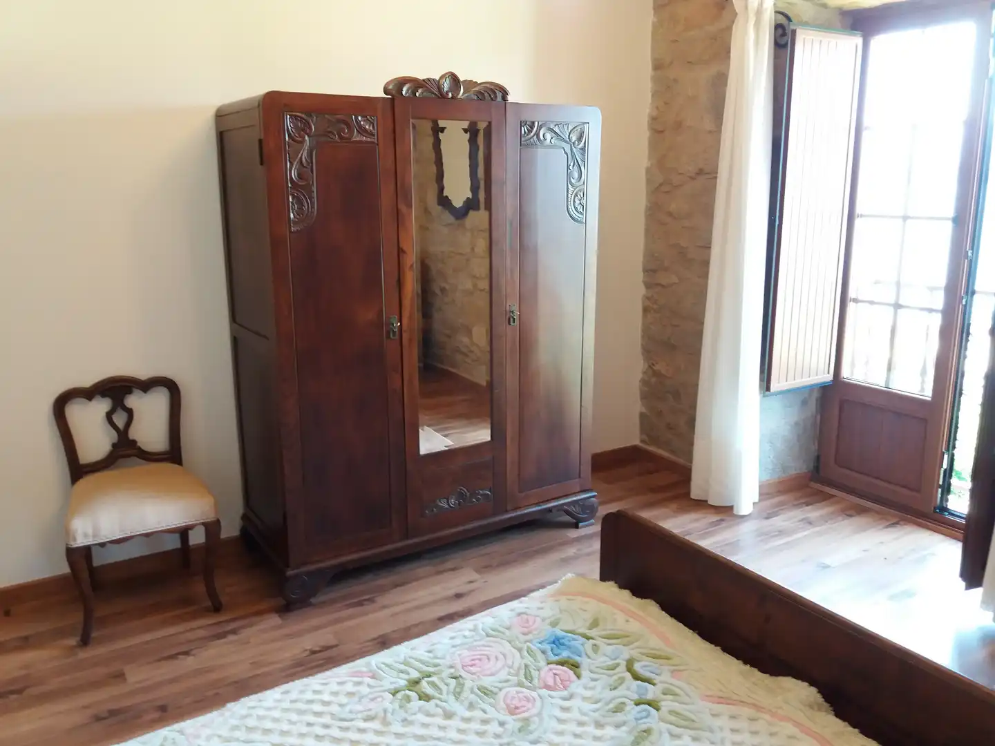 Bedroom of Houses for rent in Rianxo  with Heating, Private garden and Furnished