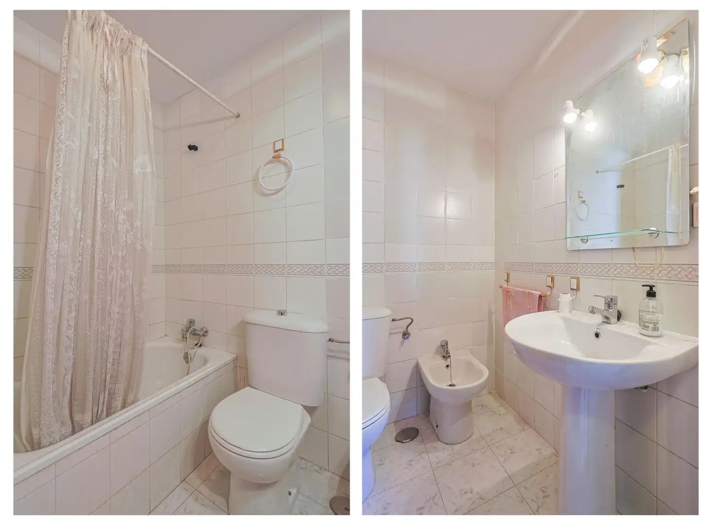 Bathroom of Flat for sale in Sevilla  with Air Conditioner and Furnished