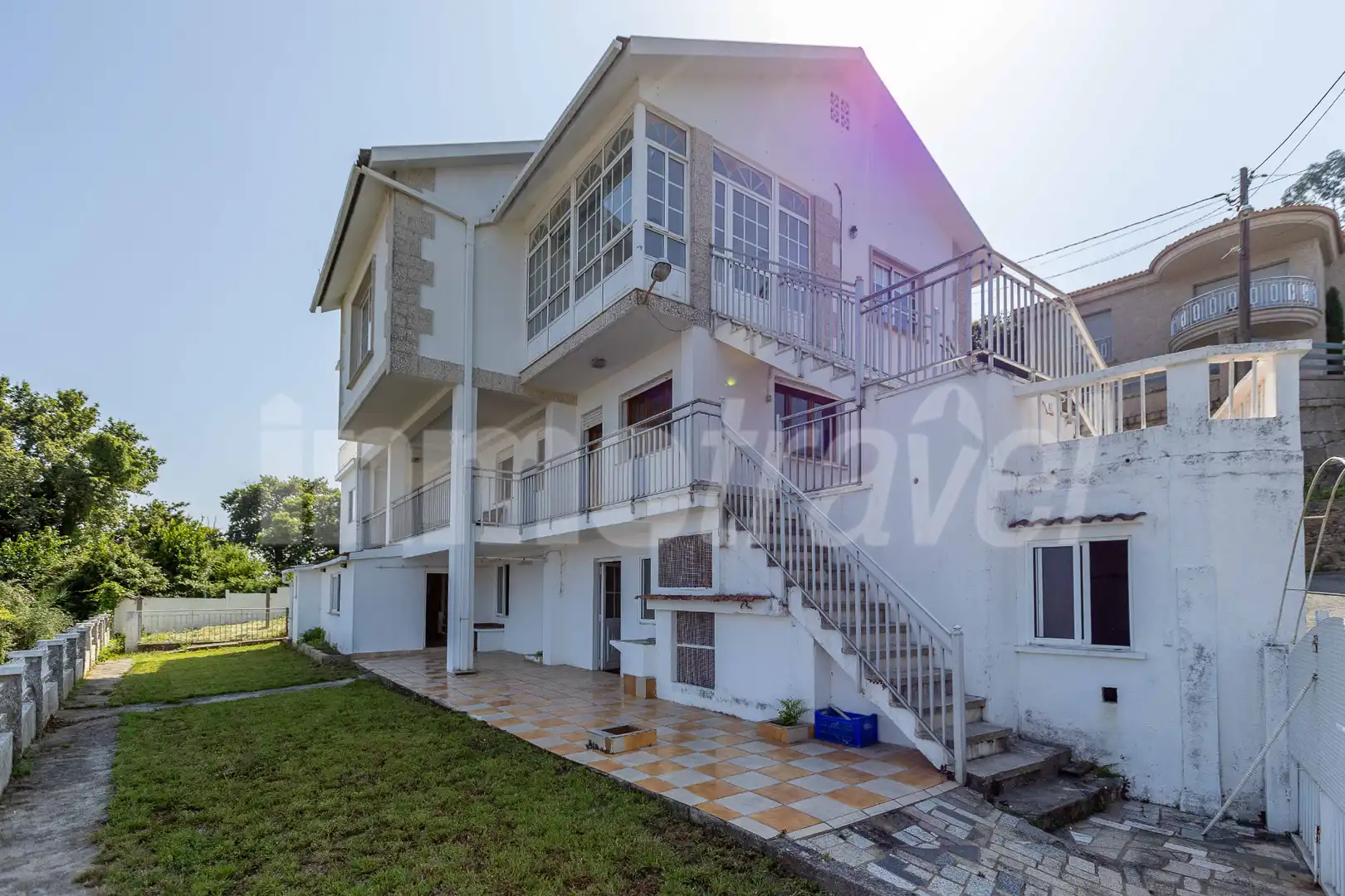 Vista exterior de Casa o chalet en venta en Sanxenxo con Calefacción, Jardín privado y Terraza
