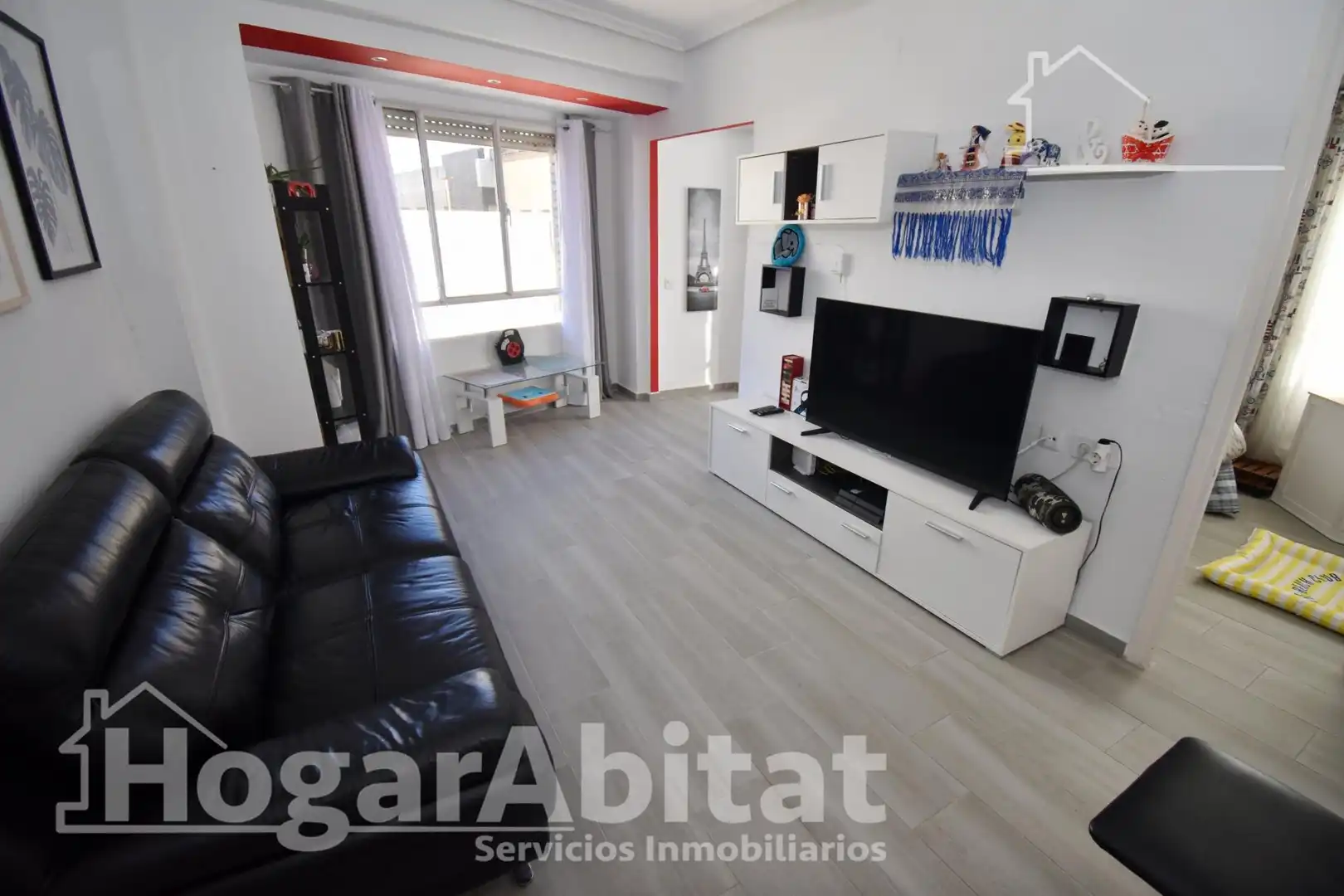 Living room of Flat for sale in Vila-real  with Air Conditioner, Heating and Furnished