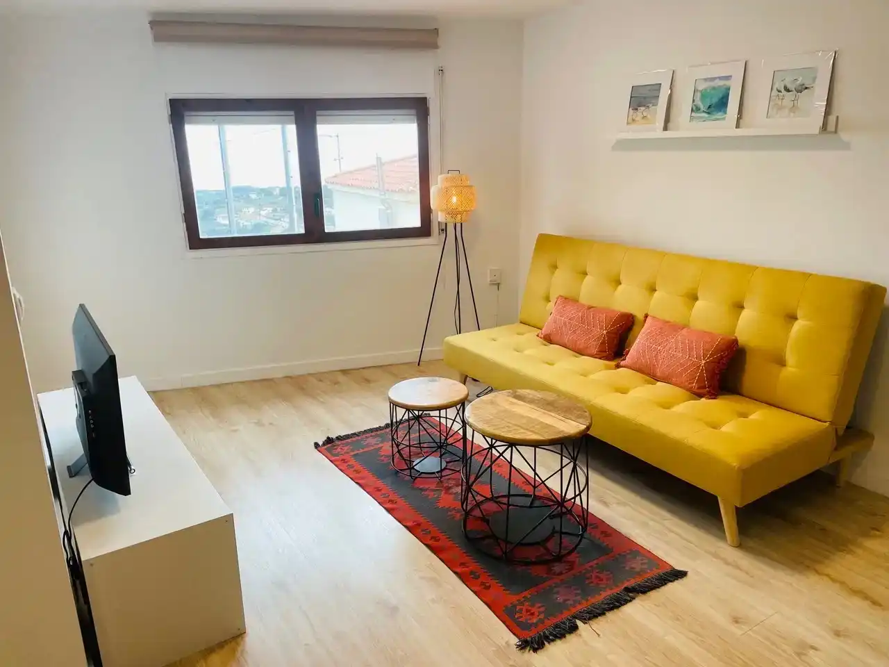 Wohnzimmer von Wohnung zur Miete in Sant Cebrià de Vallalta mit Klimaanlage und Möbliert