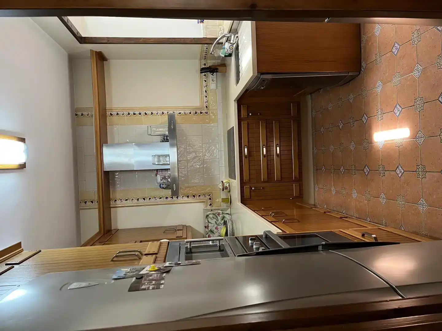 Cuina de Casa adosada en venda en Adra amb Aire condicionat i Balcó