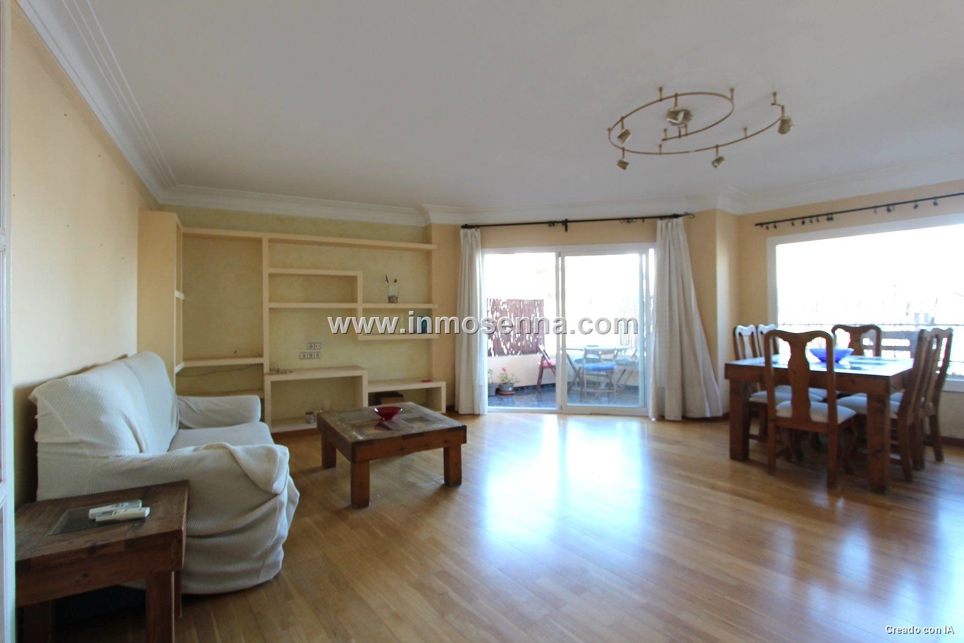 Living room of Flat for sale in  Palma de Mallorca  with Terrace and TV