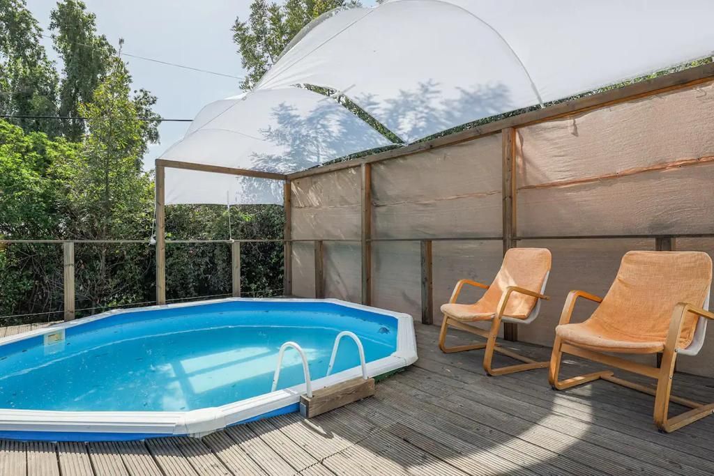 Swimming pool of House or chalet for sale in Salteras  with Air Conditioner, Private garden and Terrace