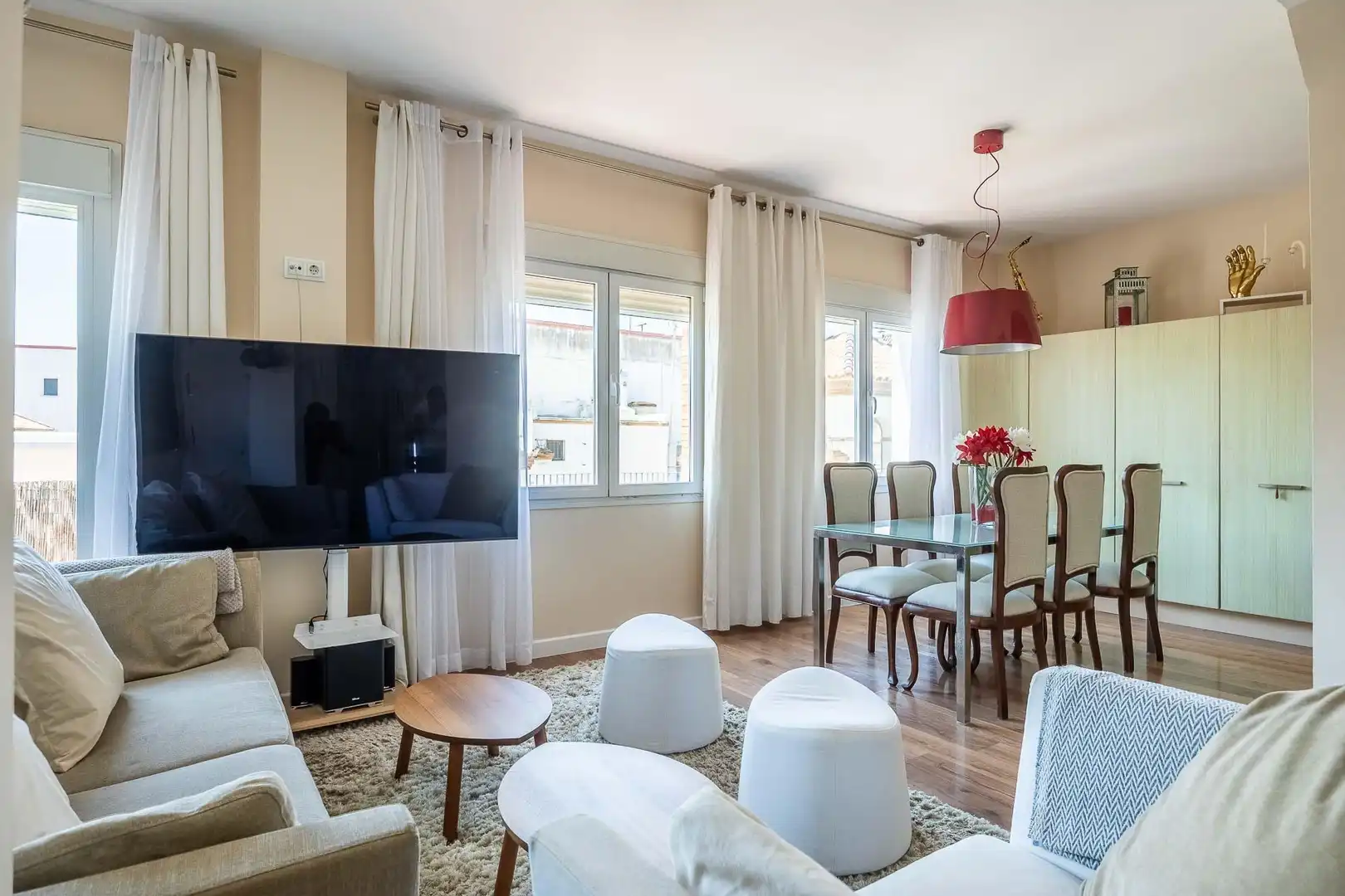 Sala de estar de Piso en venta en Sevilla con Aire acondicionado, Calefacción y Balcón