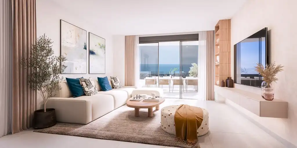 Living room of Apartments for sale in Marbella  with Terrace and Community pool