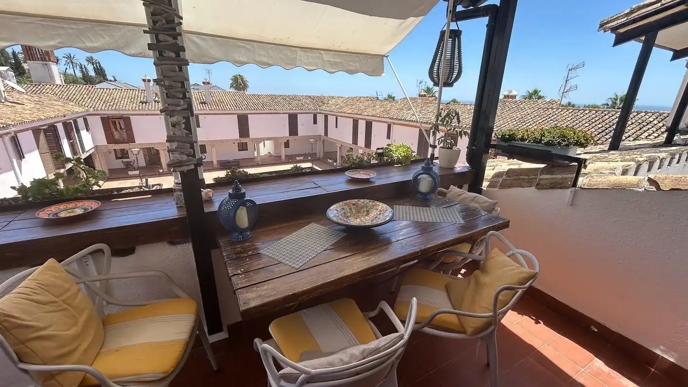 Terrace of Flat for sale in Benalmádena  with Heating, Private garden and Terrace