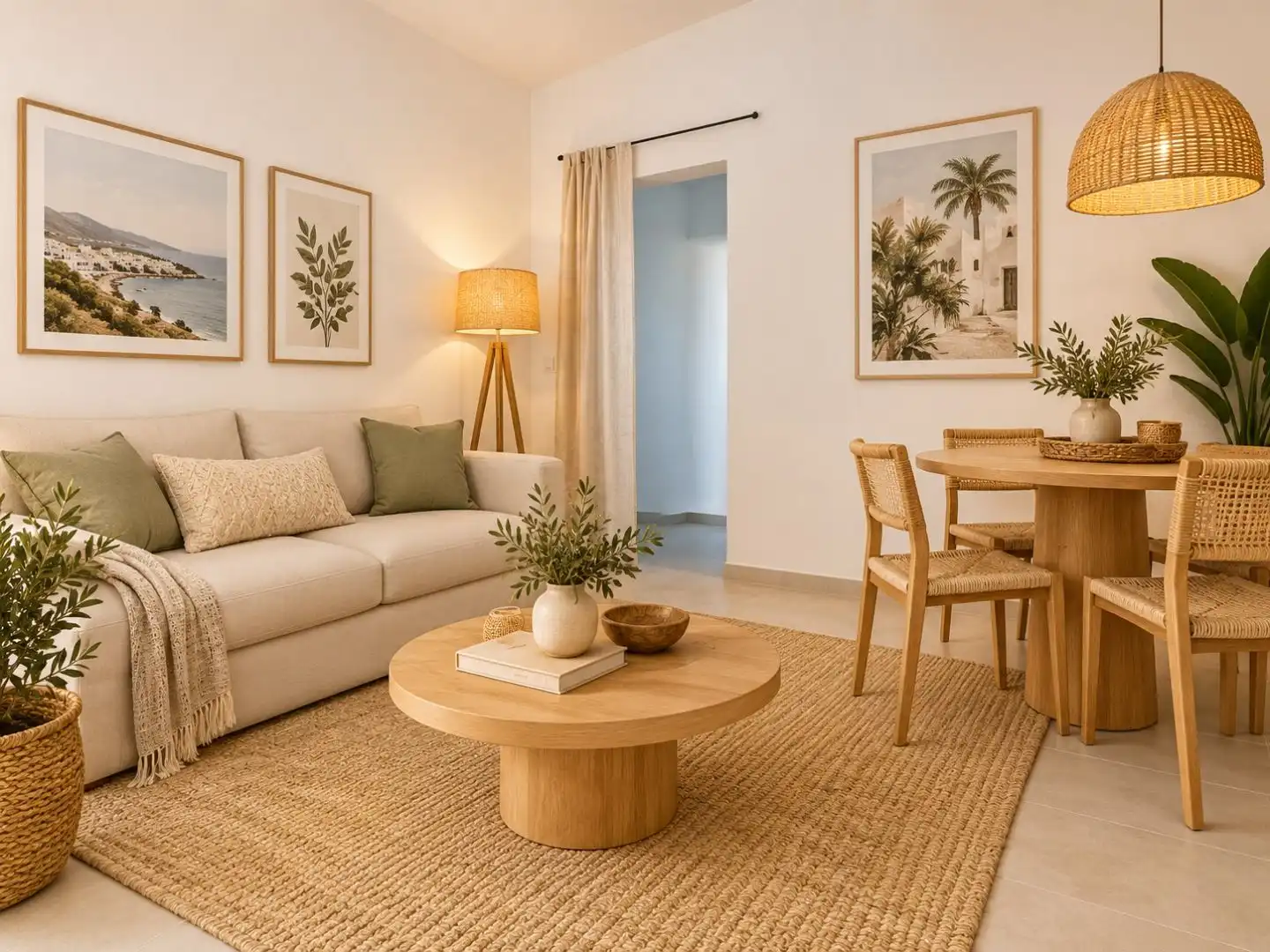 Sala de estar de Casa adosada en venta en Centro