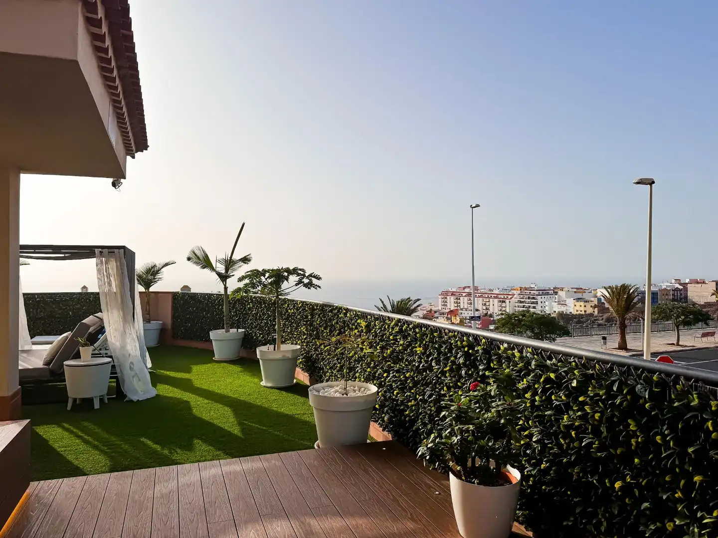 Terraza de Casa o chalet en venta en Santiago del Teide con Aire acondicionado, Jardín privado y Terraza