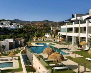 Exterior view of Planta baja for sale in Marbella  with Air Conditioner, Terrace and Swimming Pool