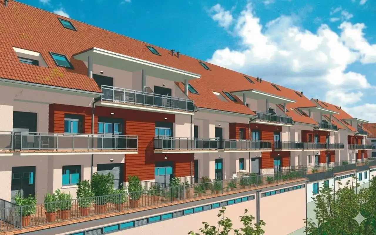 Vista exterior de Edificio en venta en Sabiñánigo