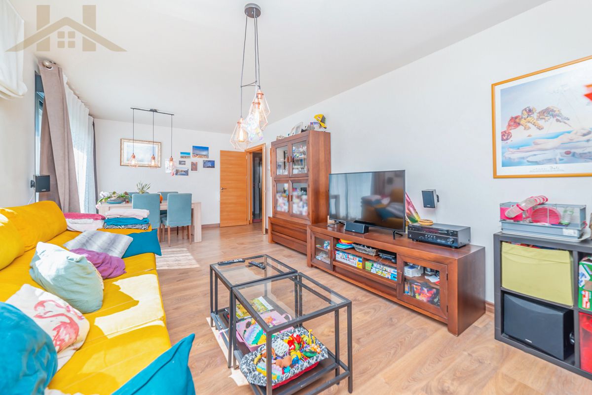 Living room of Flat for sale in Colmenar Viejo  with Heating, Parquet flooring and Terrace