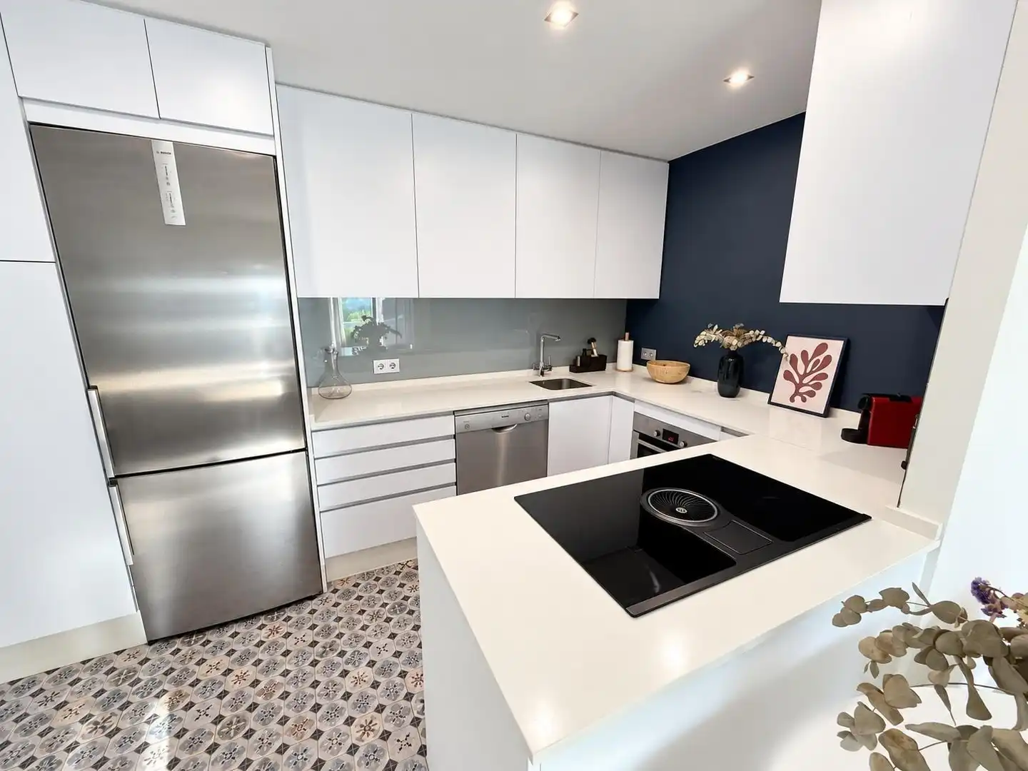 Cocina de Piso en venta en Fuengirola con Aire acondicionado, Jardín privado y Terraza