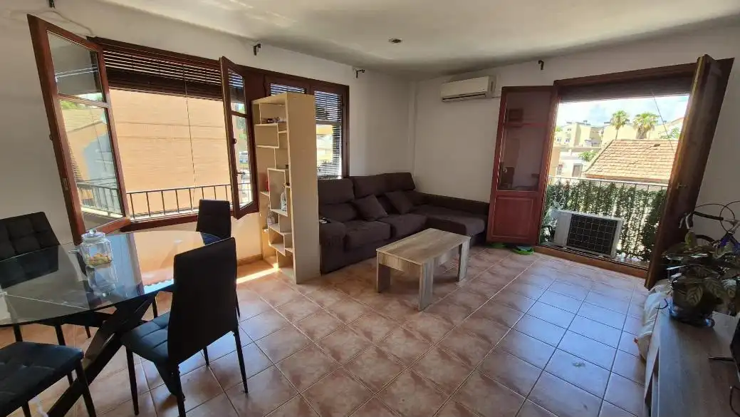 Sala d'estar de Àtic en venda en Rocafort amb Aire condicionat, Terrassa i Balcó