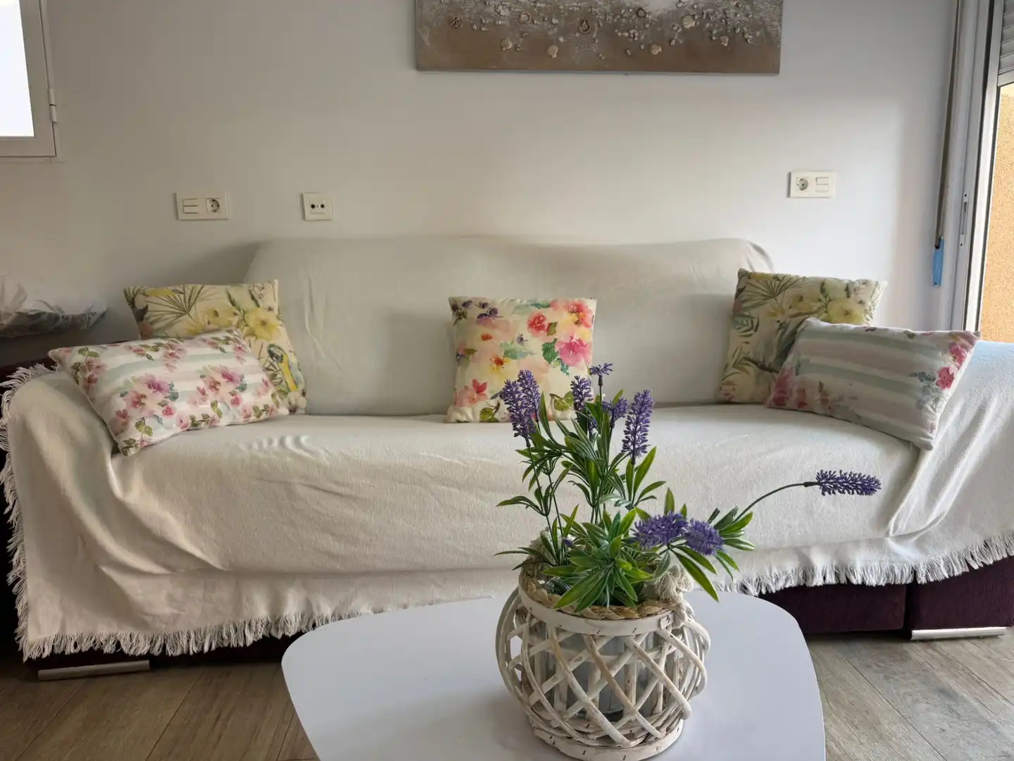 Sala d'estar de Estudi de lloguer en La Manga del Mar Menor amb Aire condicionat, Calefacció i Terrassa
