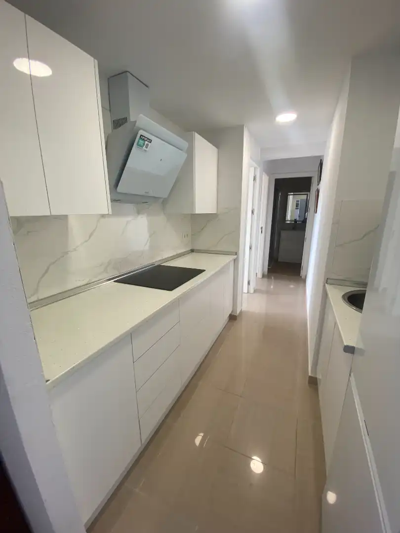 Kitchen of Flat for rent in Málaga  with Air Conditioner, Furnished and Washing machine