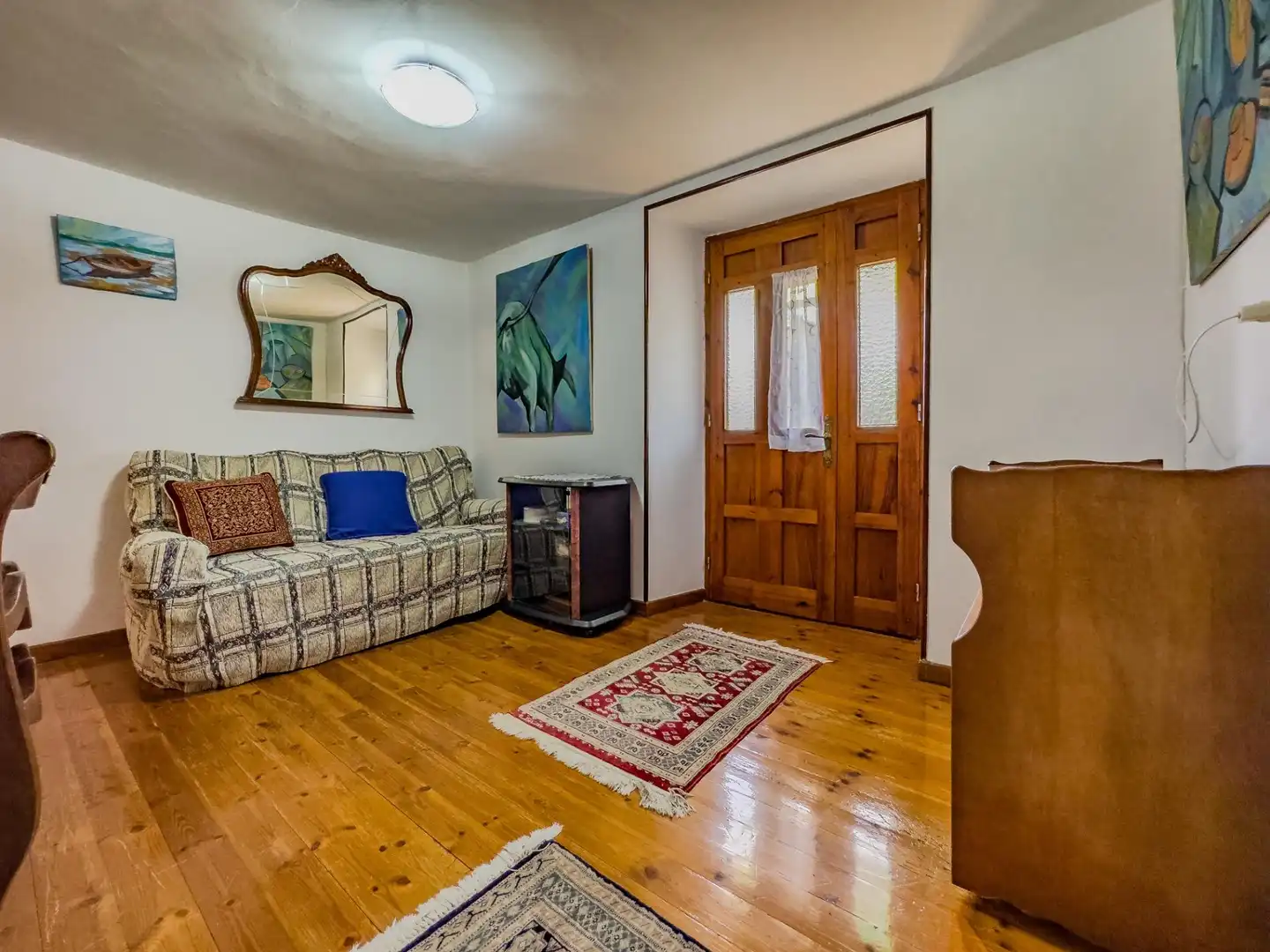 Sala de estar de Casa adosada en venta en Solórzano con Jardín privado y Balcón