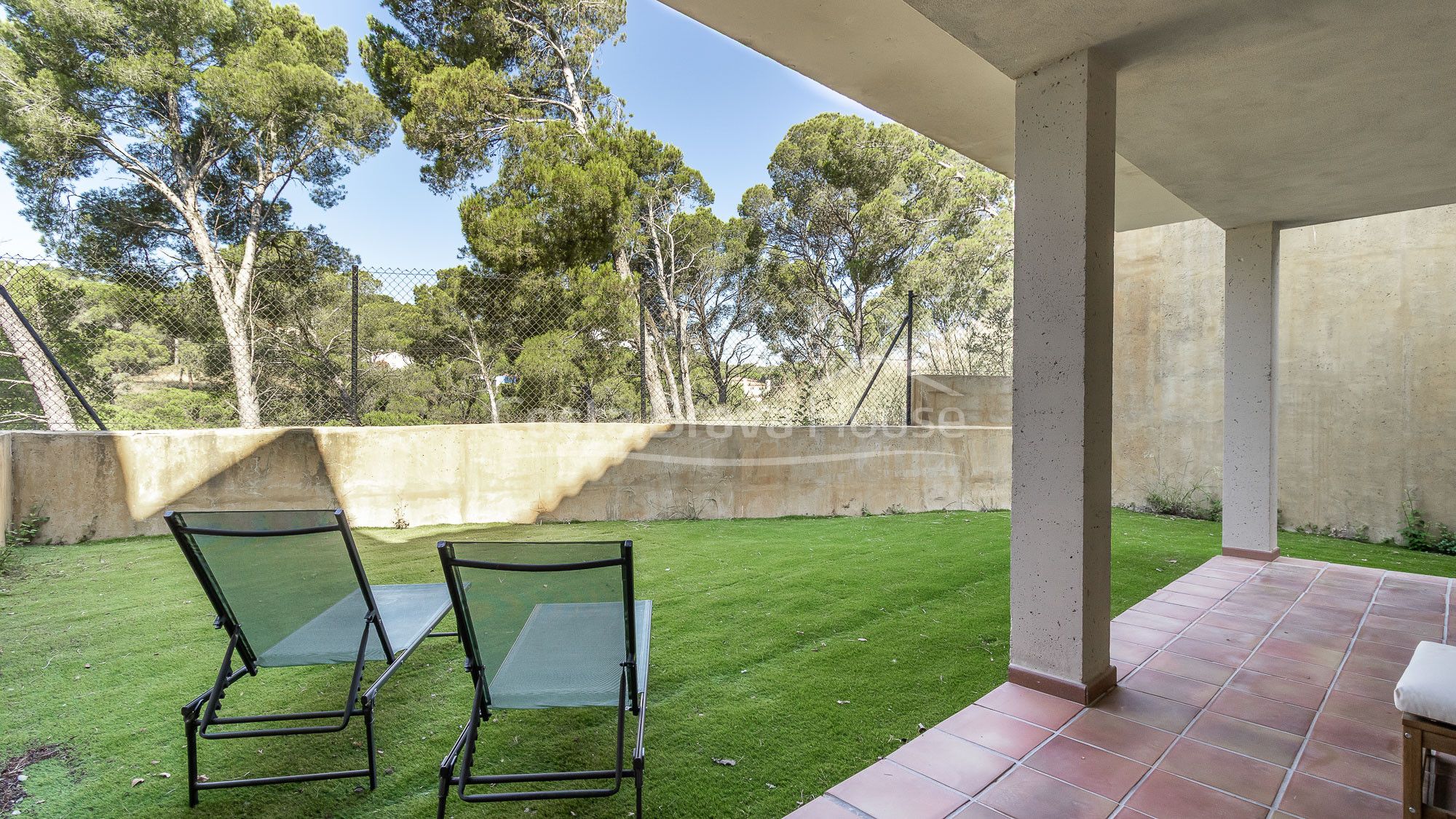 Terrassa de Apartament en venda en Begur amb Aire condicionat, Calefacció i Jardí privat