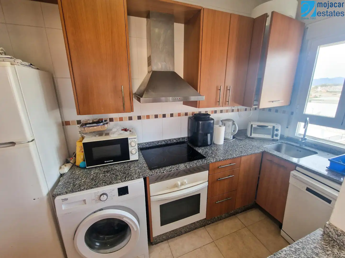 Cocina de Apartamento en venta en Cuevas del Almanzora con Aire acondicionado, Amueblado y Horno