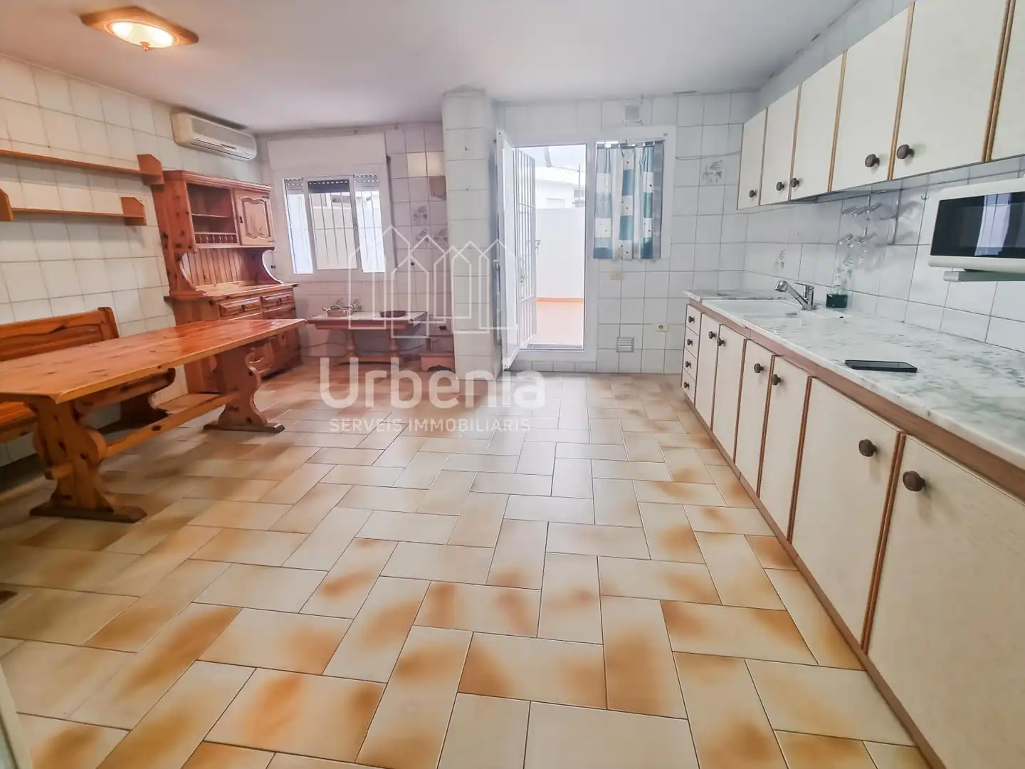 Kitchen of Flat for sale in Mataró  with Air Conditioner, Heating and Terrace