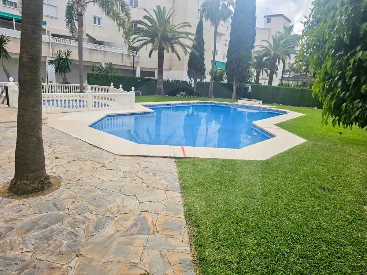 Swimming pool of Flat for sale in Málaga  with Terrace, Storage room and Balcony