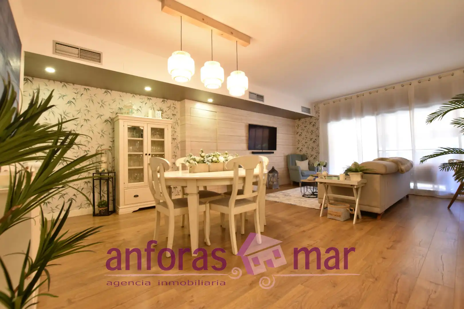 Sala de estar de Piso en venta en Torredembarra con Aire acondicionado, Calefacción y Terraza