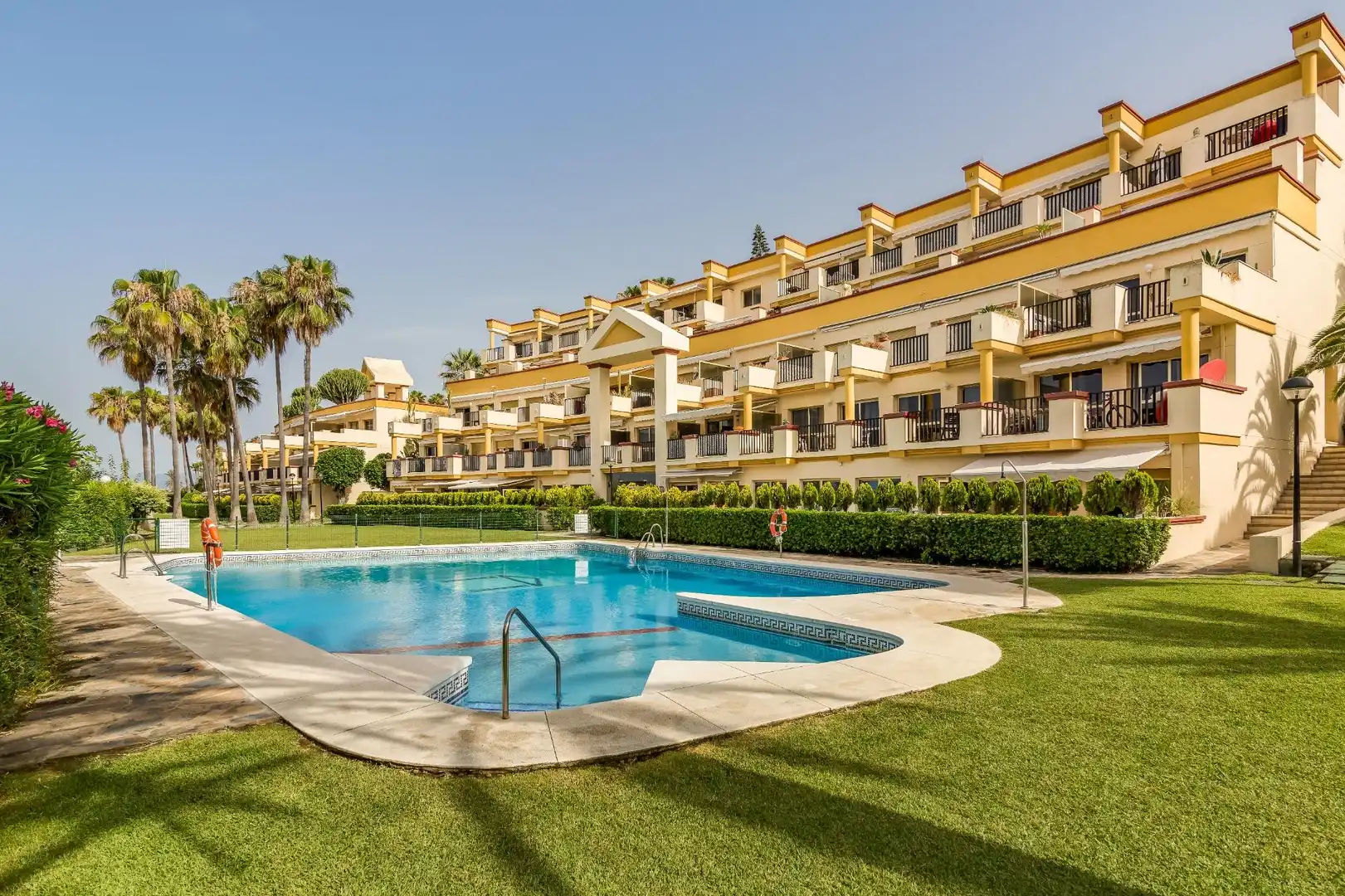 Garden of Flat for sale in Marbella  with Air Conditioner, Heating and Private garden