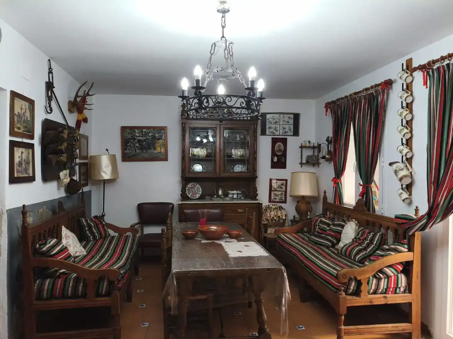Sala de estar de Casa adosada en venta en Almagro con Trastero y Balcón