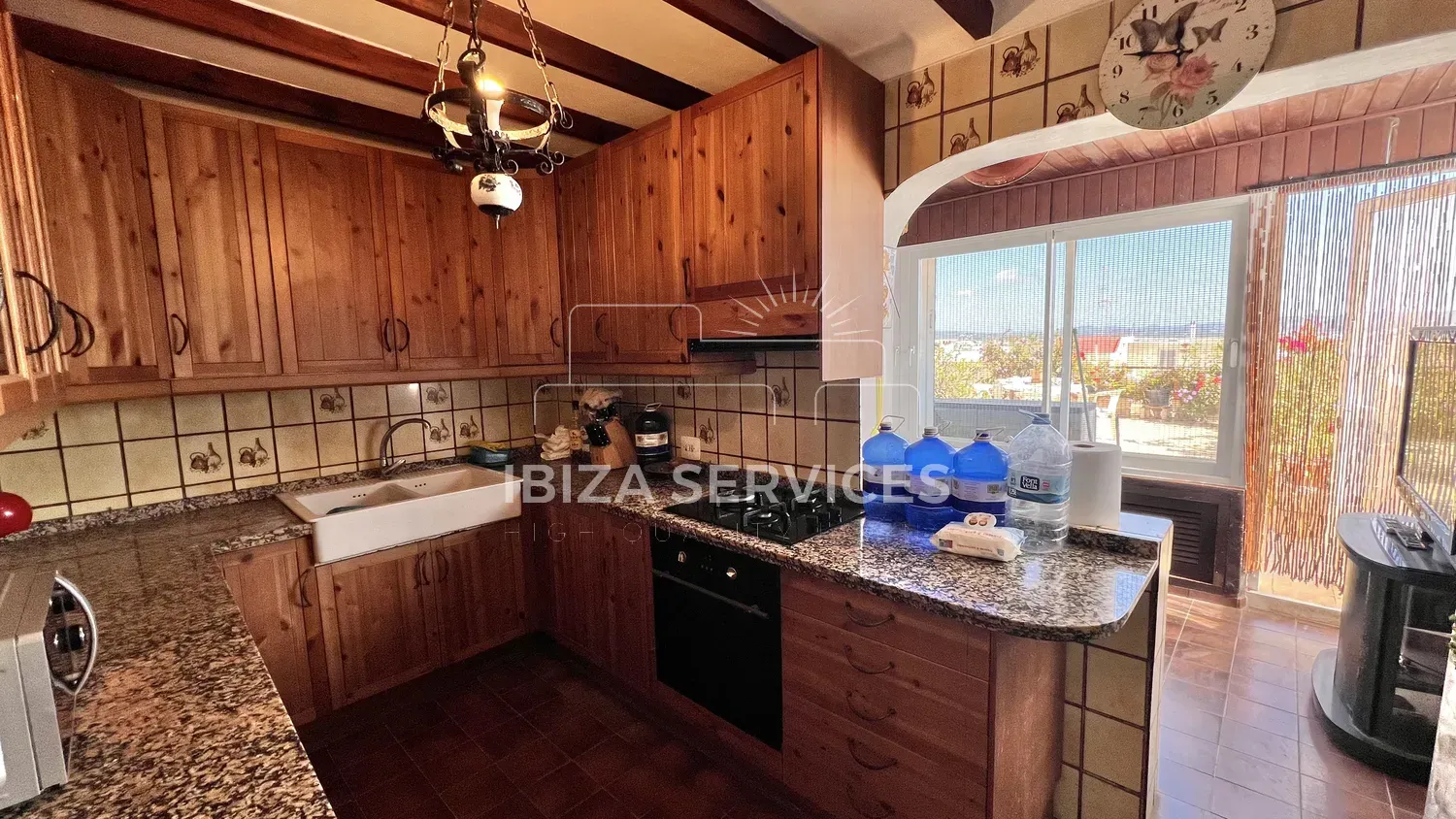 Kitchen of Flat to rent in Eivissa  with Private garden