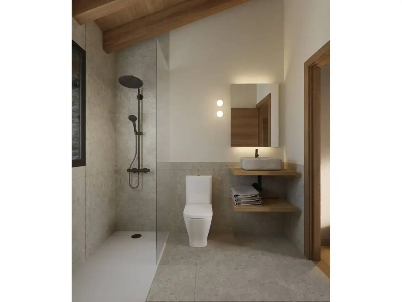 Bany de Casa o xalet en venda en Puigcerdà amb Calefacció, Jardí privat i Parquet