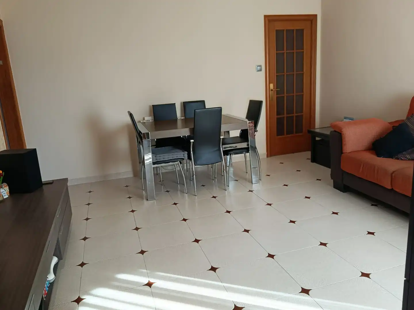 Dining room of Flat for sale in Badalona  with Air Conditioner and Balcony