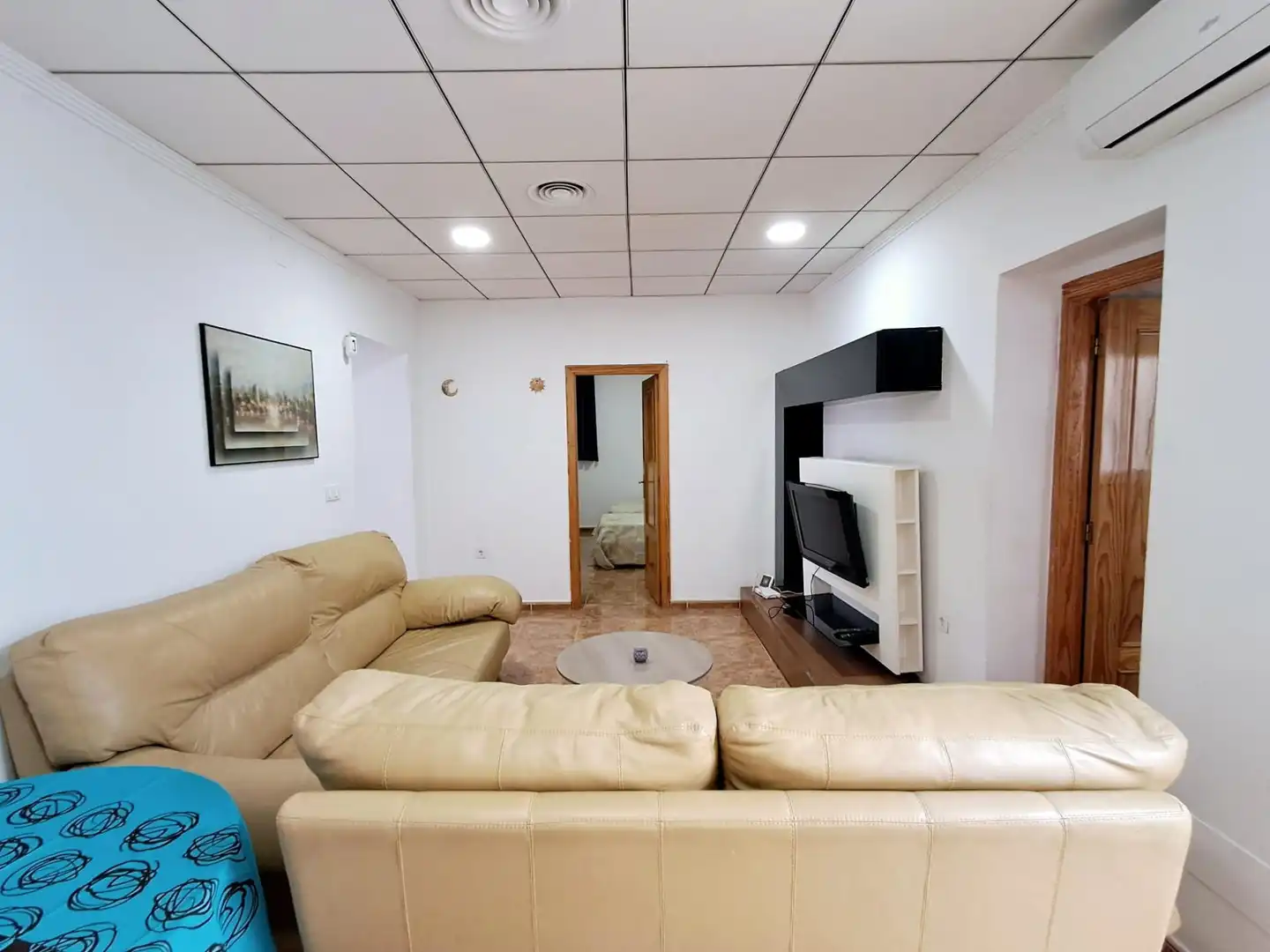 Sala de estar de Piso en venta en Águilas con Aire acondicionado, Calefacción y Amueblado