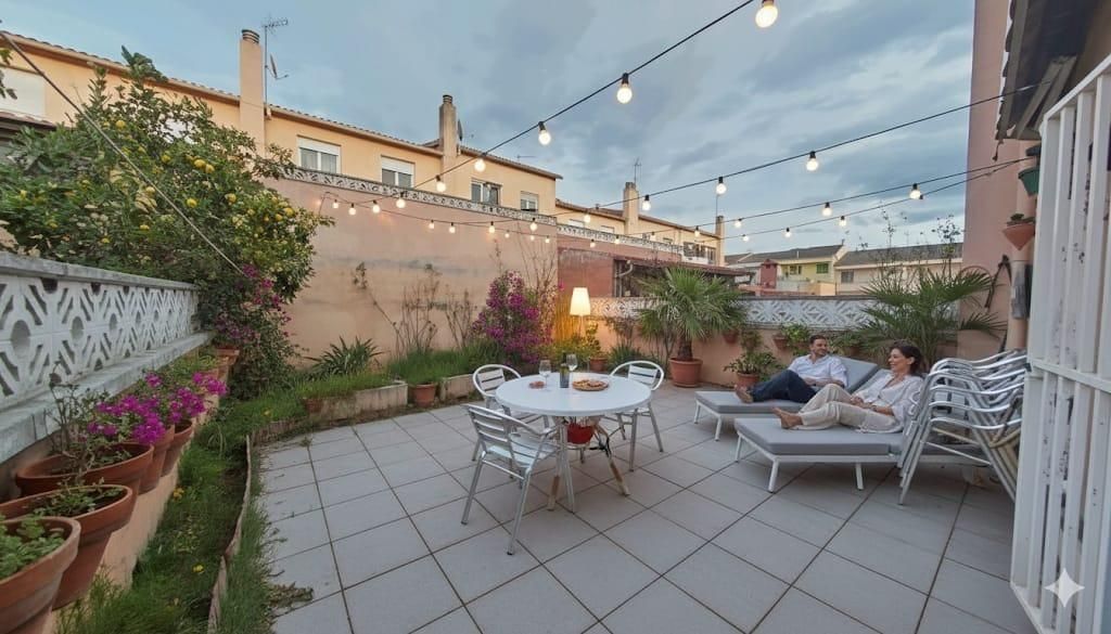 Terrassa de Casa o xalet en venda en Polinyà amb Calefacció, Jardí privat i Terrassa