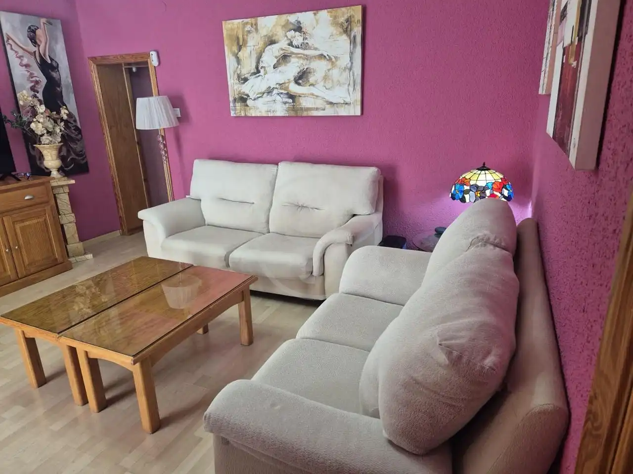 Living room of Flat for sale in Linares  with Air Conditioner and Furnished