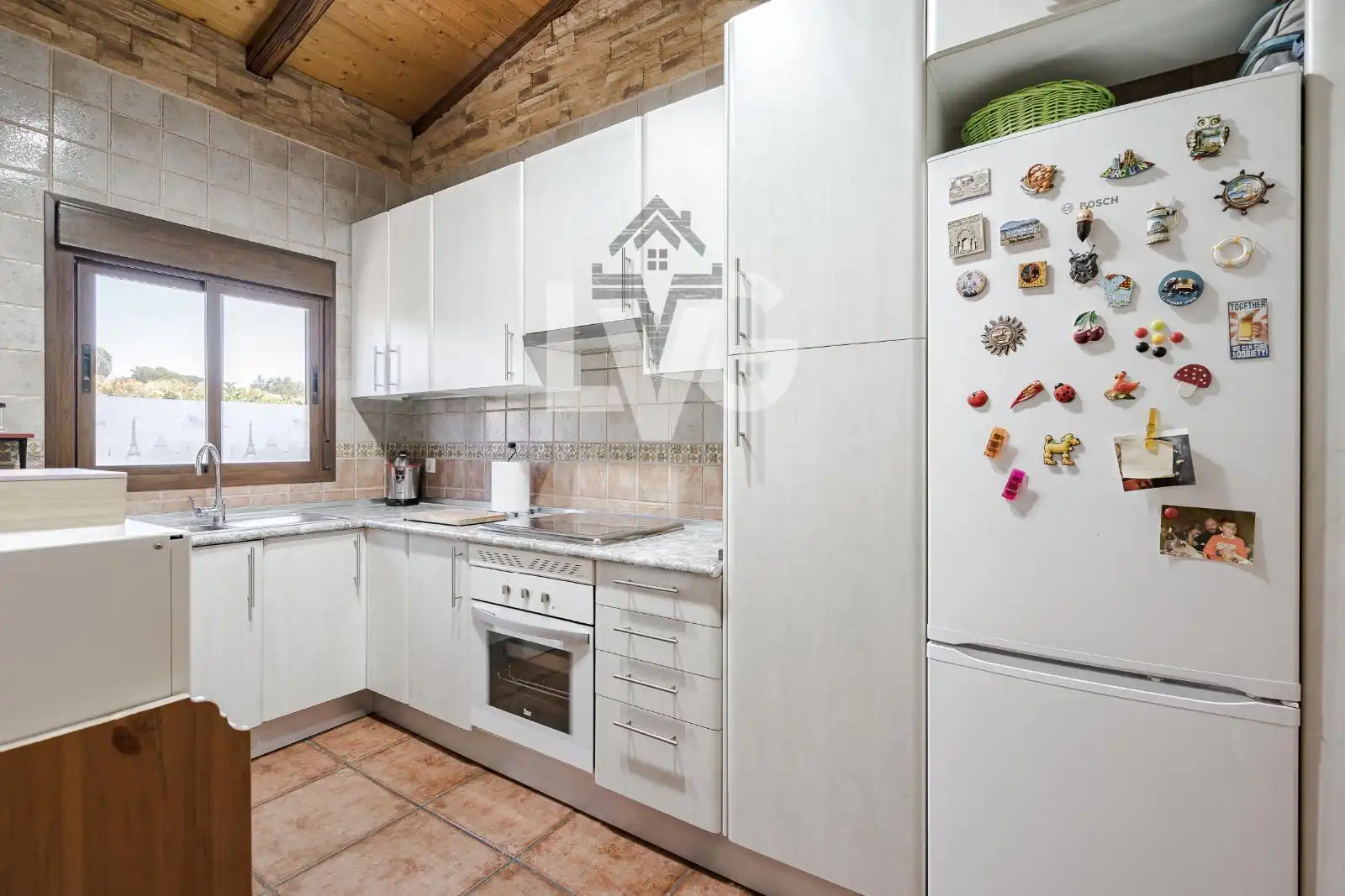 Küche von Haus oder Chalet zum Verkauf in Valdetorres de Jarama mit Klimaanlage, Heizung und Privatgarten