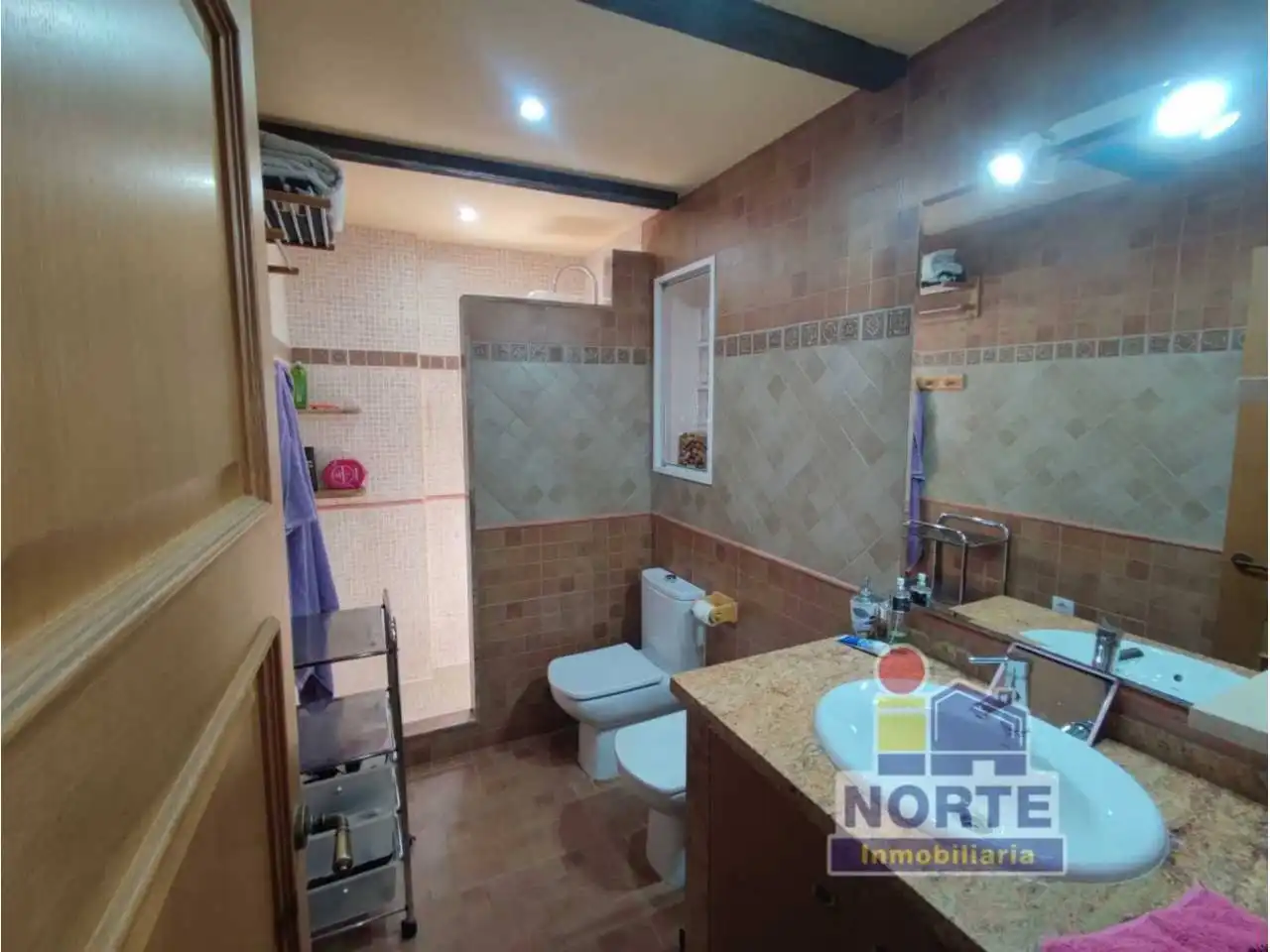 Baño de Casa adosada en venta en Cocentaina con Aire acondicionado, Terraza y Piscina