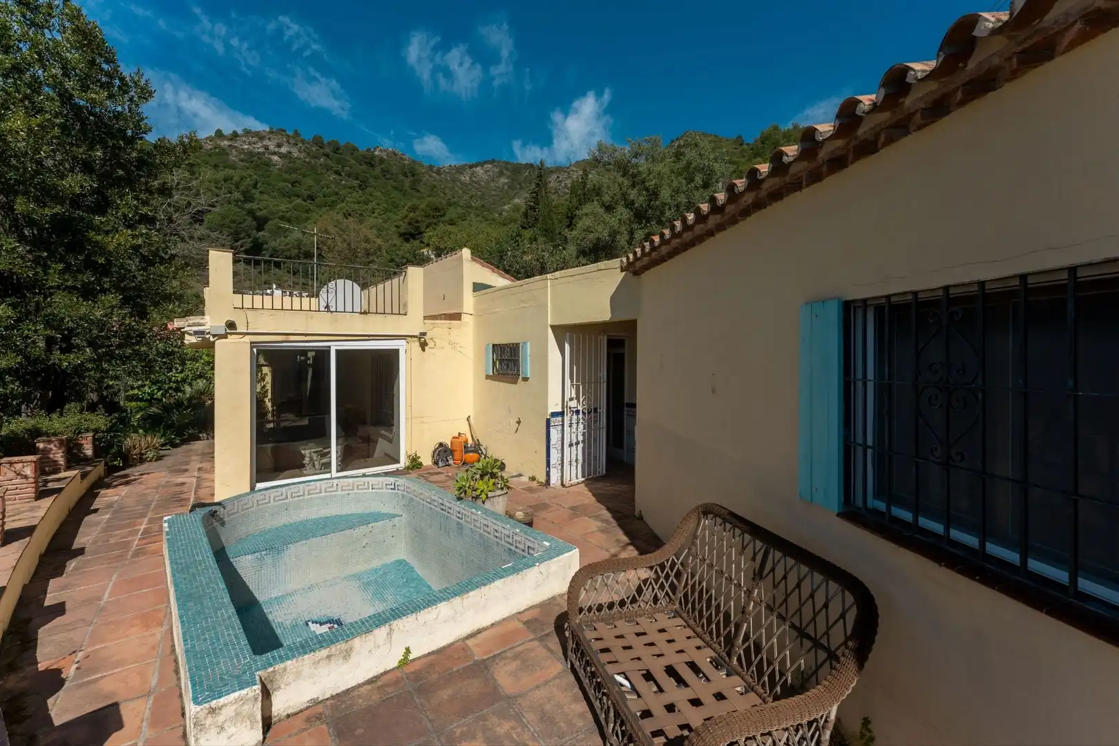Vista exterior de Finca rústica en venta en Ojén con Trastero y Piscina
