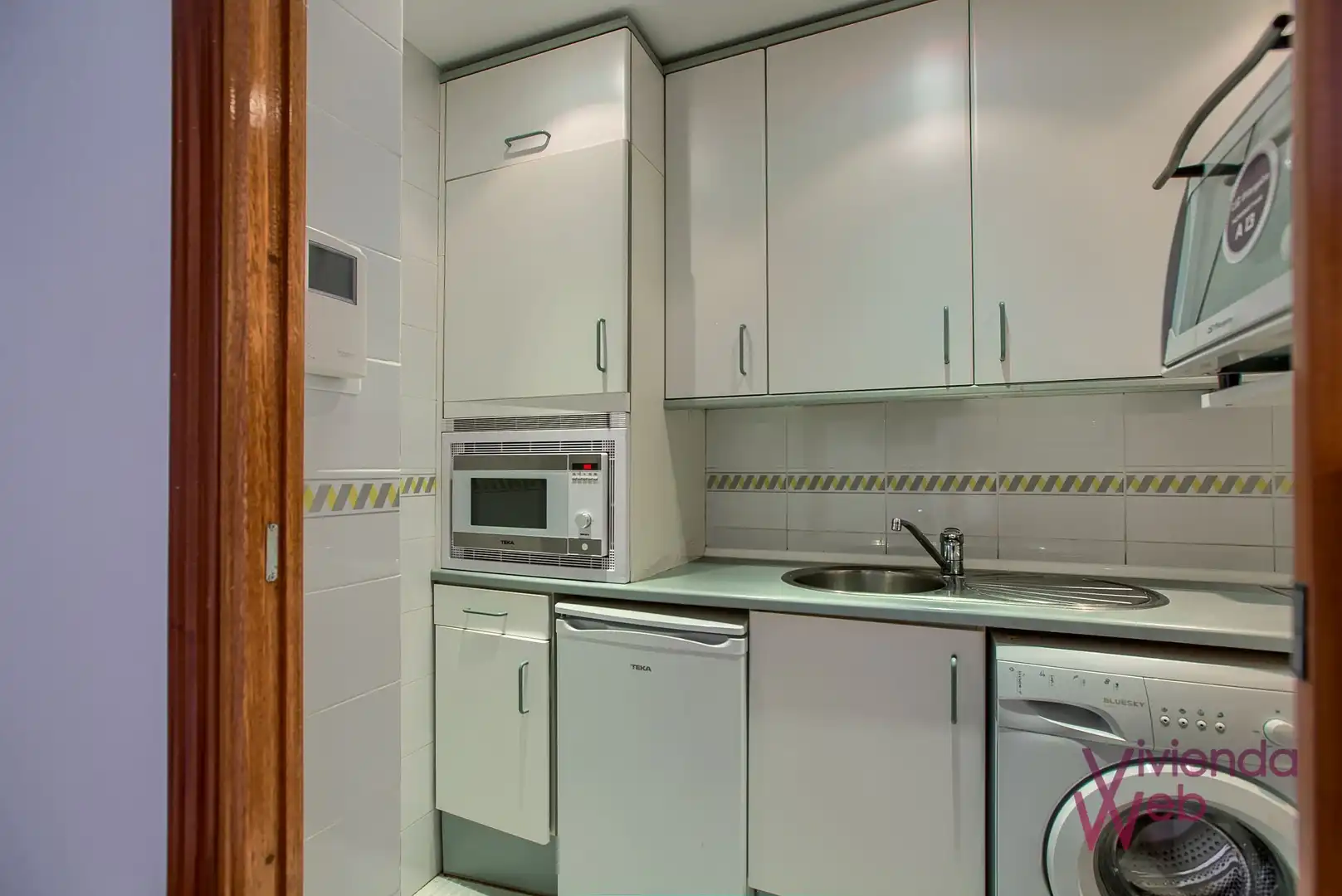 Küche von Wohnung zur Miete in Madrid mit Klimaanlage, Heizung und Privatgarten