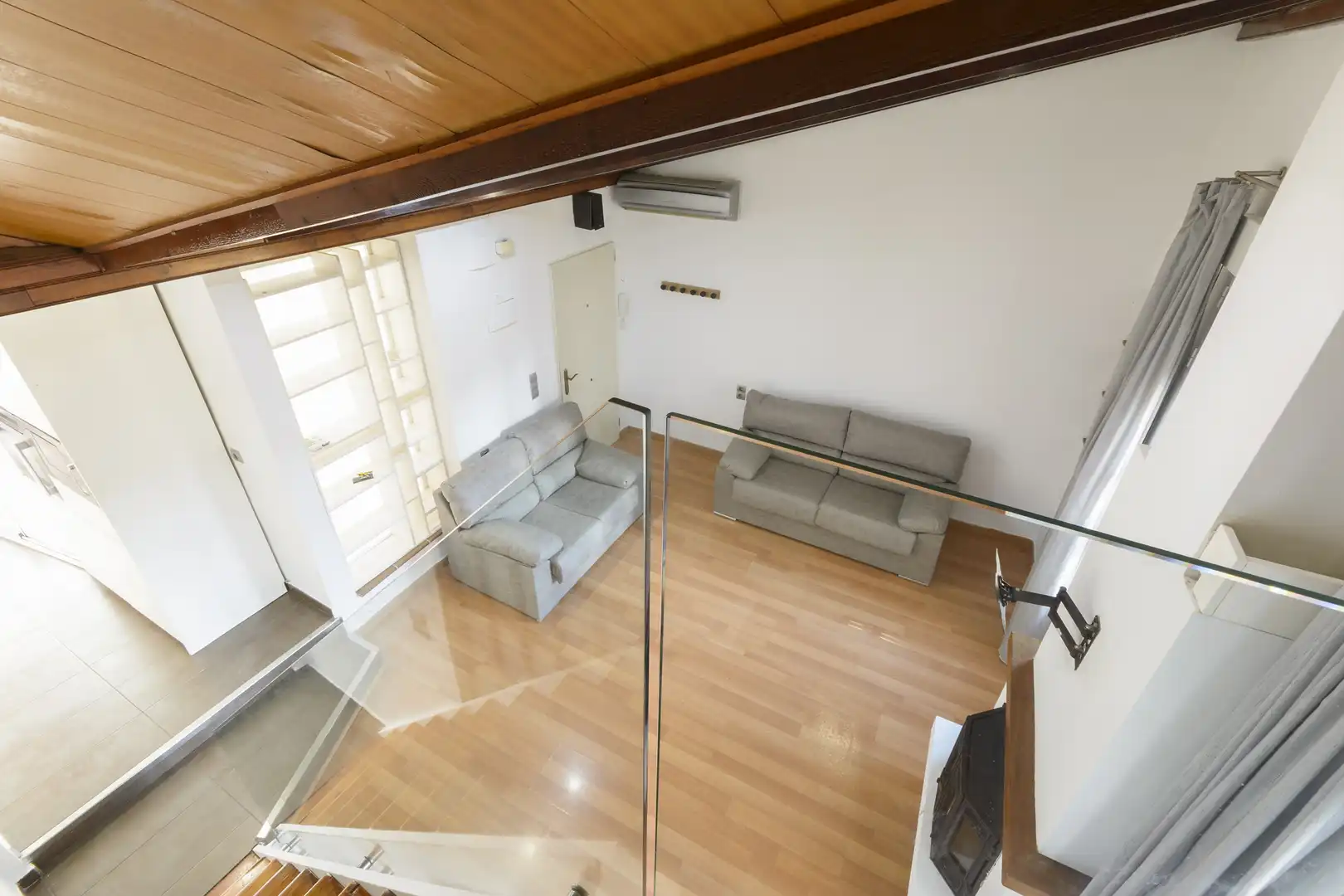 Living room of Houses for sale in Gandia  with Air Conditioner, Parquet flooring and Balcony