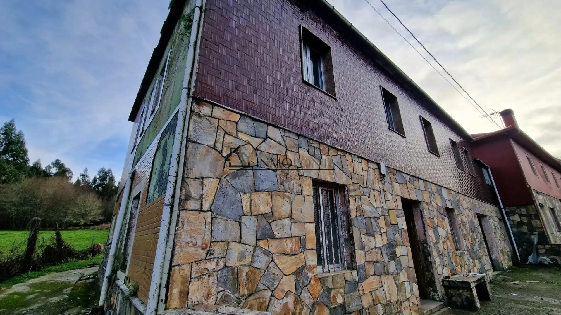 Vista exterior de Casa adosada en venta en Forcarei con Jardín privado