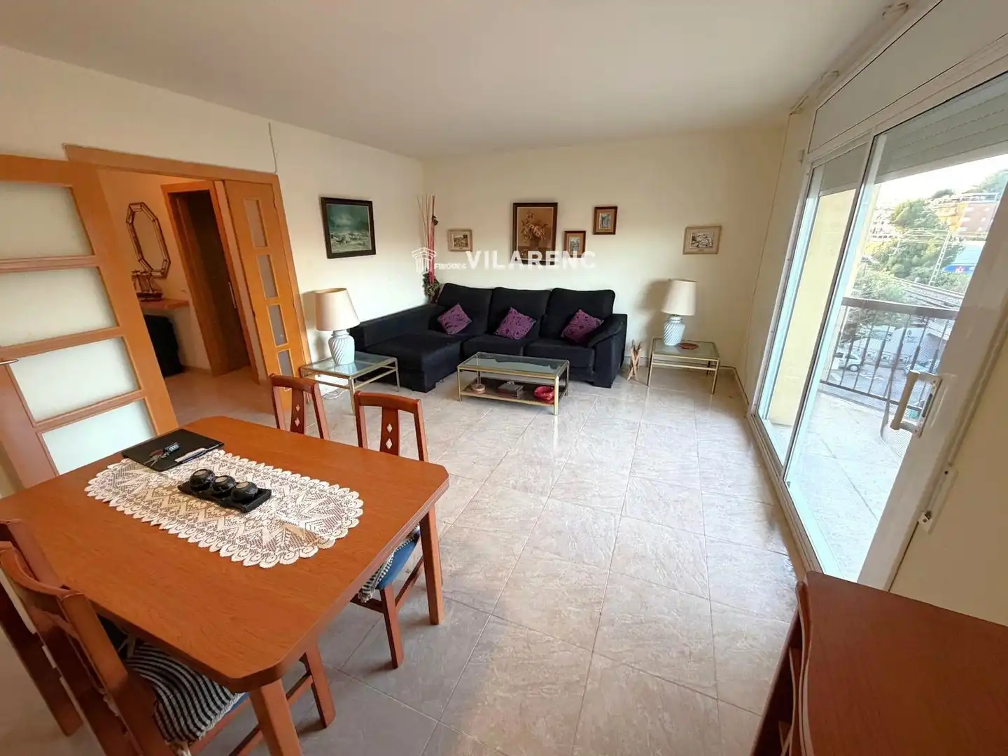 Living room of Flat for sale in Calafell  with Air Conditioner, Heating and Terrace