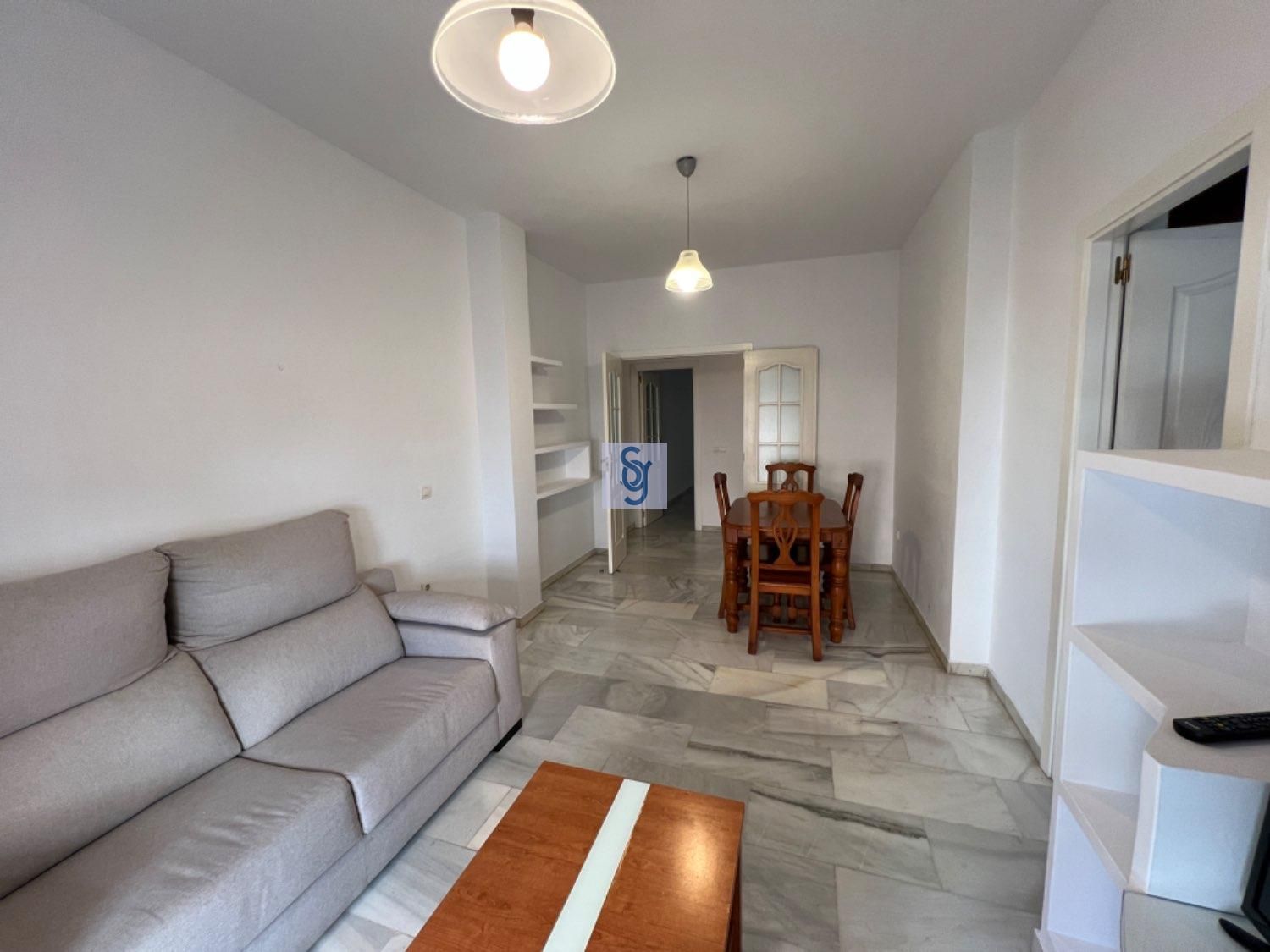 Living room of Flat for sale in Málaga Capital  with Furnished, Washing machine and Microwave
