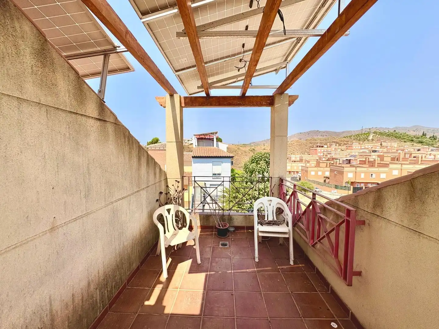Terrassa de Casa adosada en venda en Vélez-Málaga amb Aire condicionat, Jardí privat i Terrassa