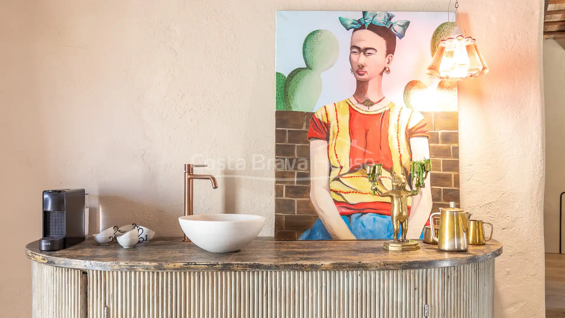 Badezimmer von Country house zum Verkauf in Ventalló mit Klimaanlage, Heizung und Privatgarten